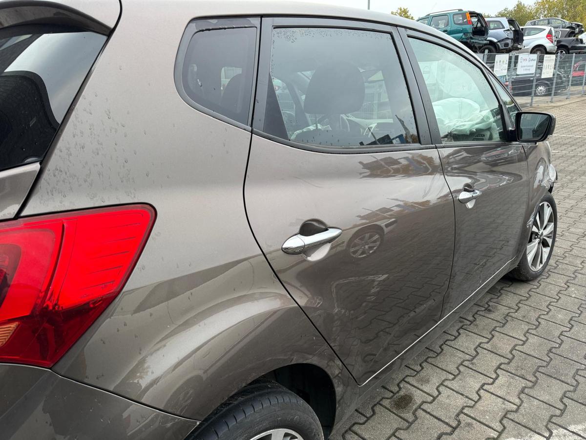 Kia Venga YN BJ16 original Tür hinten rechts D5 Sand Track Metallic Rohbau